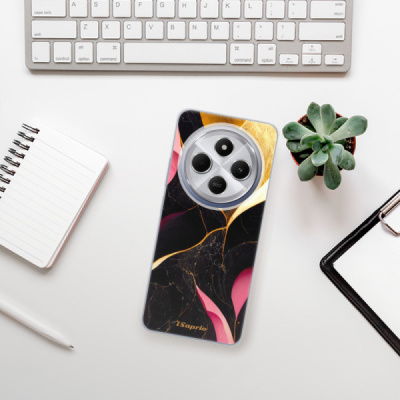 Silikonový obal iSaprio - Xiaomi Redmi 14C / Poco C75 - Gold Pink Marble