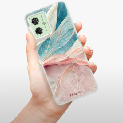 Silikonový obal iSaprio - Motorola Moto G54 5G - Pink and Blue