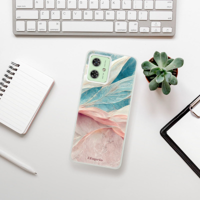 Silikonový obal iSaprio - Motorola Moto G54 5G - Pink and Blue