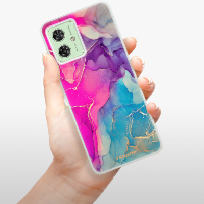 Silikonový obal iSaprio - Motorola Moto G54 5G - Purple Ink