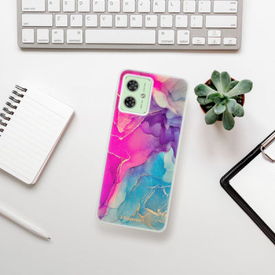Silikonový obal iSaprio - Motorola Moto G54 5G - Purple Ink