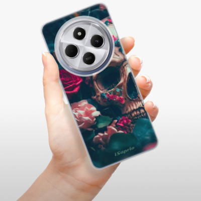 Silikonový obal iSaprio - Xiaomi Redmi 14C / Poco C75 - Skull in Roses