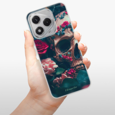 Silikonový obal iSaprio - Honor 400 Lite - Skull in Roses