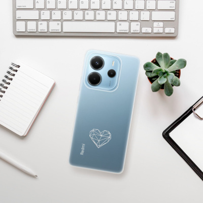 Silikonový obal iSaprio - Xiaomi Redmi Note 14 4G - čiré - Digital Love