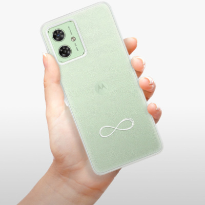 Silikonový obal iSaprio - Motorola Moto G54 5G - čiré - Infinity