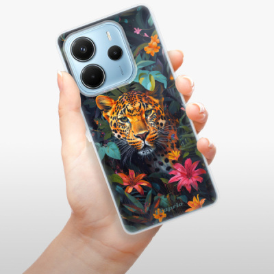 Silikonový obal iSaprio - Xiaomi Redmi Note 14 4G - Flower Jaguar