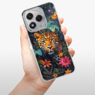 Silikonový obal iSaprio - Honor 400 Lite - Flower Jaguar