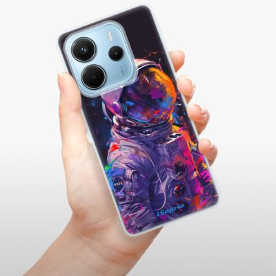 Silikonový obal iSaprio - Xiaomi Redmi Note 14 4G - Neon Astronaut