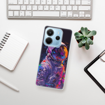 Silikonový obal iSaprio - Xiaomi Redmi Note 14 4G - Neon Astronaut