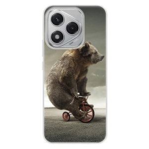 Silikonový obal iSaprio - Honor 400 Lite - Bear 01