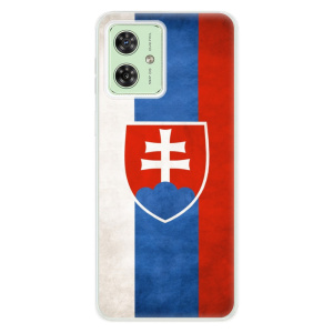 Silikonový obal iSaprio - Motorola Moto G54 5G - Slovakia Flag