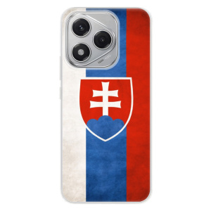 Silikonový obal iSaprio - Honor 400 Lite - Slovakia Flag