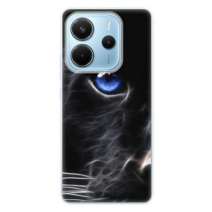 Silikonový obal iSaprio - Xiaomi Redmi Note 14 4G - Black Puma