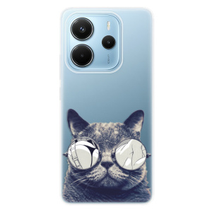 Silikonový obal iSaprio - Xiaomi Redmi Note 14 4G - Crazy Cat 01