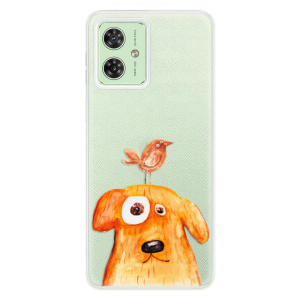 Silikonový obal iSaprio - Motorola Moto G54 5G - Dog And Bird