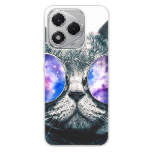 Silikonový obal iSaprio - Honor 400 Lite - Galaxy Cat