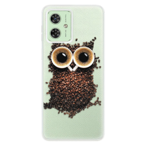 Silikonový obal iSaprio - Motorola Moto G54 5G - Owl And Coffee