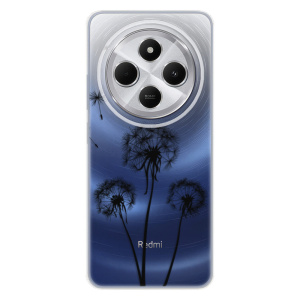 Silikonový obal iSaprio - Xiaomi Redmi 14C / Poco C75 - Three Dandelions - black