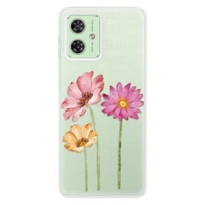 Silikonový obal iSaprio - Motorola Moto G54 5G - Three Flowers