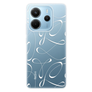 Silikonový obal iSaprio - Xiaomi Redmi Note 14 4G - Fancy - white