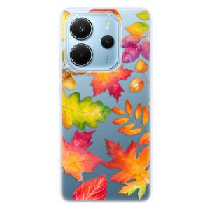 Silikonový obal iSaprio - Xiaomi Redmi Note 14 4G - Autumn Leaves 01