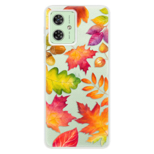Silikonový obal iSaprio - Motorola Moto G54 5G - Autumn Leaves 01