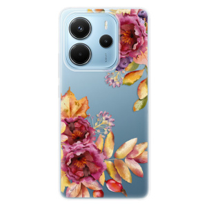 Silikonový obal iSaprio - Xiaomi Redmi Note 14 4G - Fall Flowers