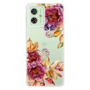 Silikonový obal iSaprio - Motorola Moto G54 5G - Fall Flowers