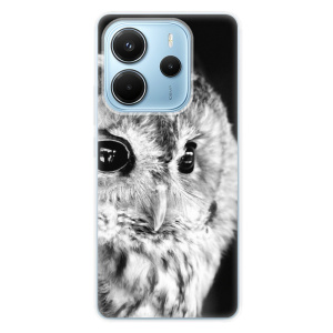 Silikonový obal iSaprio - Xiaomi Redmi Note 14 4G - BW Owl