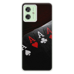 Silikonový obal iSaprio - Motorola Moto G54 5G - Poker