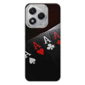 Silikonový obal iSaprio - Honor 400 Lite - Poker