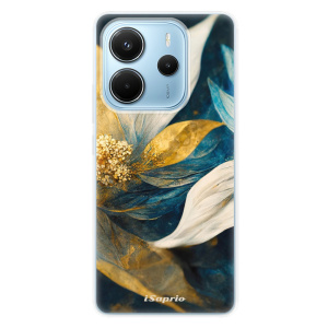Silikonový obal iSaprio - Xiaomi Redmi Note 14 4G - Gold Petals