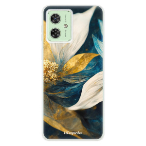 Silikonový obal iSaprio - Motorola Moto G54 5G - Gold Petals