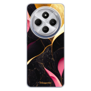 Silikonový obal iSaprio - Xiaomi Redmi 14C / Poco C75 - Gold Pink Marble