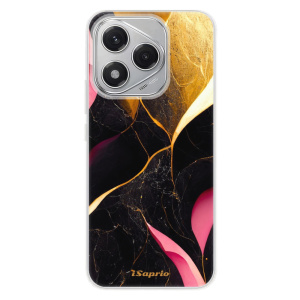 Silikonový obal iSaprio - Honor 400 Lite - Gold Pink Marble