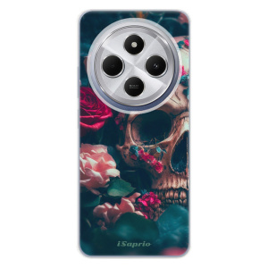 Silikonový obal iSaprio - Xiaomi Redmi 14C / Poco C75 - Skull in Roses