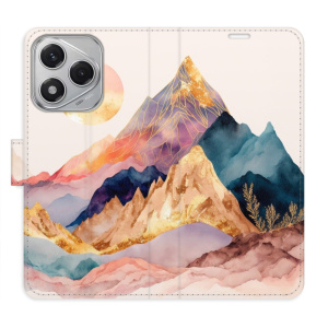 Flip pouzdro iSaprio na mobil Honor 400 Lite - Beautiful Mountains s kapsičkami na karty