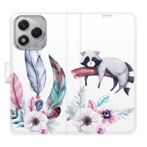 Flip pouzdro iSaprio na mobil Honor 400 Lite - Lazy day 02 s kapsičkami na karty