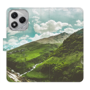 Flip pouzdro iSaprio na mobil Honor 400 Lite - Mountain Valley s kapsičkami na karty
