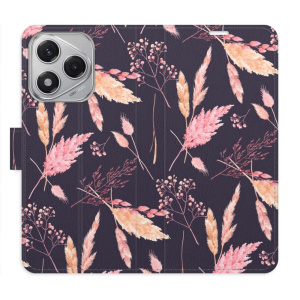 Flip pouzdro iSaprio na mobil Honor 400 Lite - Ornamental Flowers 02 s kapsičkami na karty