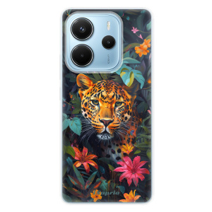 Silikonový obal iSaprio - Xiaomi Redmi Note 14 4G - Flower Jaguar