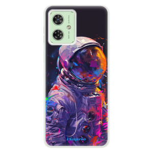 Silikonový obal iSaprio - Motorola Moto G54 5G - Neon Astronaut