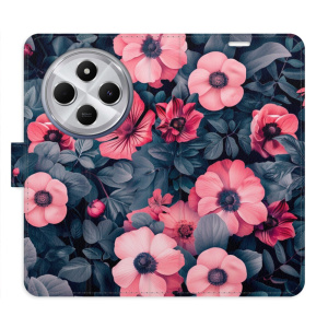 Flip pouzdro iSaprio na mobil Xiaomi Redmi 14C / Poco C75 - Blossom Harmony s kapsičkami na karty