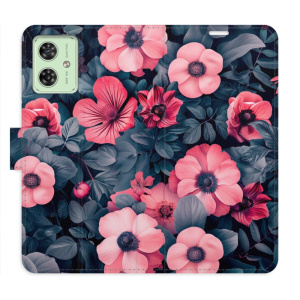 Flip pouzdro iSaprio na mobil Motorola Moto G54 5G - Blossom Harmony s kapsičkami na karty