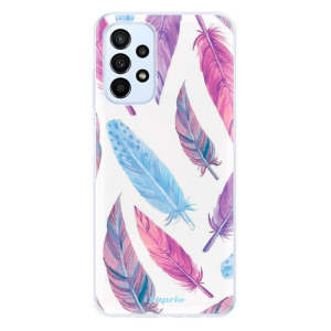 Silikonové pouzdro iSaprio - Samsung Galaxy A23 / A23 5G - Feather Pattern 10