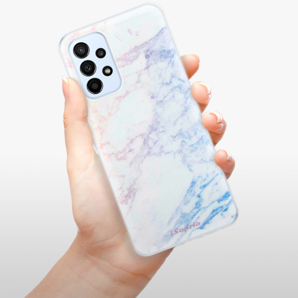 Silikonové pouzdro iSaprio - Samsung Galaxy A23 / A23 5G - Raibow Marble 10