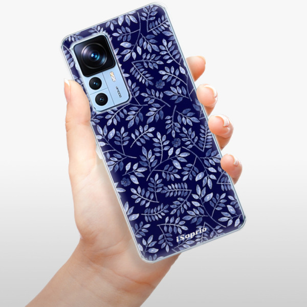 Silikonové pouzdro iSaprio - Xiaomi 12T / 12T Pro - Blue Leaves 05