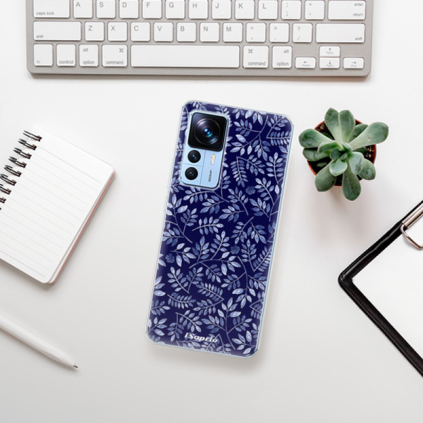 Silikonové pouzdro iSaprio - Xiaomi 12T / 12T Pro - Blue Leaves 05