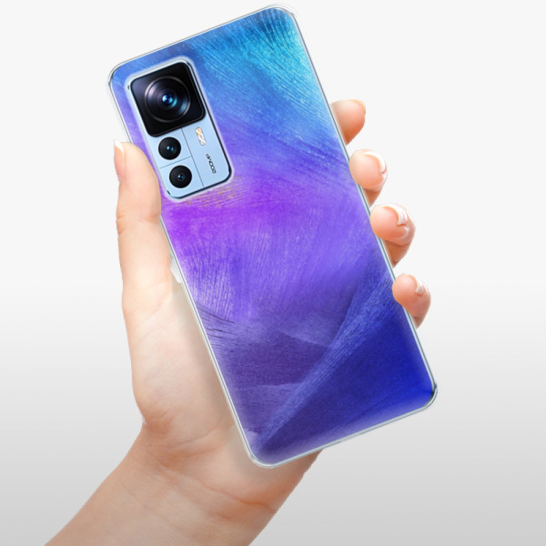 Silikonové pouzdro iSaprio - Xiaomi 12T / 12T Pro - Purple Feathers