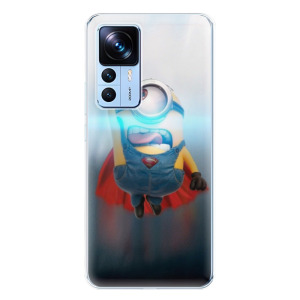 Silikonové pouzdro iSaprio - Xiaomi 12T / 12T Pro - Mimons Superman 02